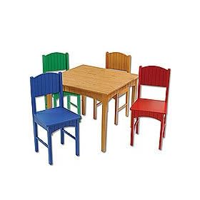 KidKraft Nantucket Collection Table with Four Chairs
