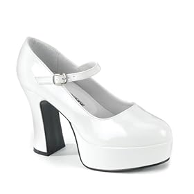 Women's Maryjane-50X, Patent Leather Mary Jane Platform Shoe, 4