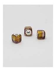 Glass Glass Beads In 92.5 Sterling Silver