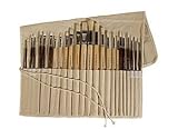 Art Advantage Oil and Acrylic Brush Set, 24-Piece