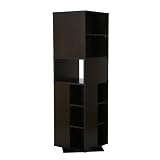 South Shore Reveal Revolving Bookcase, Chocolate