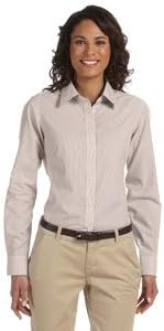 Ladies' Executive Performance Broadcloth - WHITE - S Ladies' Executive