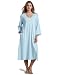 Natori Women's Meditation Lounger,Lt Blue Topaz,Large
