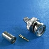 1d4us Rg58 Solid BNC Male Crimp, 3 Piece Set 14-b1102