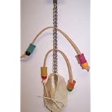 Feathered Friends Baby Shoe on Chain 7 in Bird Toy by Feathered Friends Bird Toys