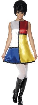 1960's Mondrian Style Shift Dress 