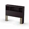 South Shore 3259098 Cakao Collection Twin Size Bookcase Headboard, Chocolate