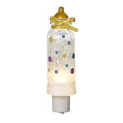 Lights in the Night Baby Bottle Shimmer Night Light
