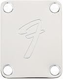 Fender F Neckplate Chrome