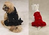 RED Velouria Bow Party Dress