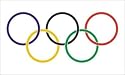 BIG OLYMPIC SUMMER WINTER GAMES FLAG