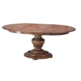Superior Furniture Co. 2734 Harmony Saverne Round Pedestal Dining Table with Extension Leaf