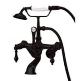 World Imports 405449 Tub Filler with Handshower and Metal Lever Handles - Oil Rubbed Bronze