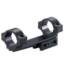  BKL 1-Pc Mount, 4 Long, 1 Rings, 3/8 or 11mm Dovetail, Matte Black