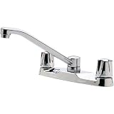 Price Pfister T35-221 Bedford Deck Mount Kitchen Sink Faucet T35-221 Polished Chrome