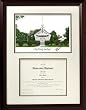 Liberty University Graduate Framed Lithograph w/ Diploma Opening