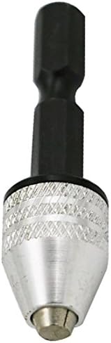 Keyless Drill Bit Chuck Hex Shank Adapter Converter 0.3mm-3.6mm Quick Change