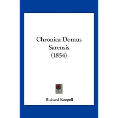 Chronica Domus Sarensis (1854)