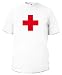 Cooles Fun T-Shirt mit dem Aufdruck "Helfer Kreuz" bzw. "Schweizer Kreuz"100% BaumwolleDruck und 
Textil in super Qualit�tShirtfarbe: Wei�