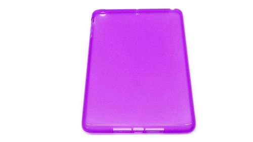 ipad mini ipad mini 無地 ｹｰｽ TPU素材 パープル au softbank