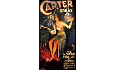 Carter the Great - Priestess of Delphi - Magic Poster