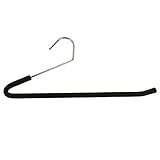 Chrome and Black Friction Slacks Hangers - Set of Three