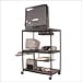 Luxor MMC56 - 3-Shelf Steel Multimedia Center w/ Keyboard Shelf