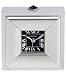 Cartier Desk Alarm Clock Cushion Decor Palladium Finish