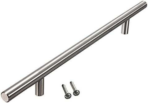 Solid Stainless Steel Kitchen Cabinet Handle Pull knob Hardware 12" (Set of 10) made in Italy