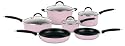 Cuisinart National Breast Cancer Foundation Advantage Nonstick 10-Piece Cookware Set, Pink