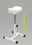 NeW WHITE Leg Rest Tattoo Height Adjustable Pedicure Portable Mobile Equipment
