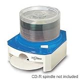 CD/DVD Disc Dispenser, Blue/White