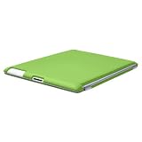 Green iPad 2 Slim fit Case cover for Apple iPad 2 2nd Generation Wifi / 3G Model 16GB / 32GB / 64GB Smart cover compatible partner & color matching - Sticky Case by Techgiant [Patented Atmospheric pressure non-sticky adhesive Soft Padding]