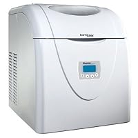 Danby DIM1524W Designer Ice'nEasy Portable Ice Maker with LCD Display, White