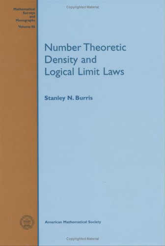 Number Theoretic Density and Logical Limit Laws (Mathematical Surveys and Monographs)