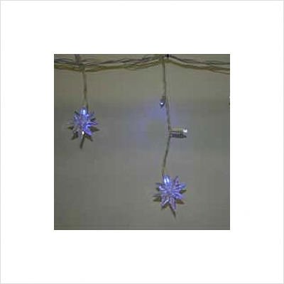 Good Tidings BST68522 LED Liberty Star Icicle Christmas Light Set