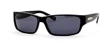 BANANA REPUBLIC BRODY 807P RA BLACK GRAY POLARIZED PLASTIC SUNGLASSES by