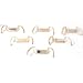 6 Class Ring Guards Yellow Jewelry Sizer Adjust Parts
