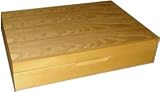 Wallace Silverware / Flatware Chest, Oak Finish