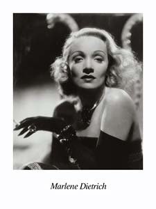 ポスター マリーネ ディドリッヒ MARLENE DIETRICH
