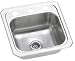 Search Our Specialty Mall : Elkay Celebrity Collection BCR150 15" Top Mount Single Bowl Stainless Steel Bar Sink with 20-Gauge, 2" Drain Opening and Self-Rim: No Holes