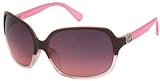 Vintage Skinny Arm Two-Tone Fashion Sunglasses with Chrome Logo Accent ( Choose from 7 Colours )