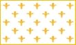 3x5 Fleur De Lis White Flag Brand New 3 x 5 Banner