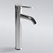 Decor Star BRG01-TC Euro Modern Contemporary Bathroom Lavatory Vanity Vessel Sink Faucet Tall Chrome