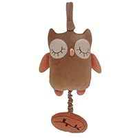 miYim Musical Pull Toy, Brown Owl
