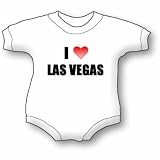 I Love Las Vegas Baby Ultrasoft Onesie