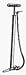 Sporting Goods : Bravo Sports/Bike Access 1000811 High Volume Chrome Pump With Gauge