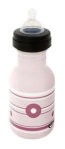 CuteSip Stainless Steel Baby Bottle - Pink Rose