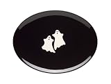 Waechtersbach Halloween Ghosts Oval Plate, Black