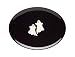 Waechtersbach Halloween Ghosts Oval Plate, Black